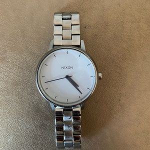 Nixon stainless steel watch
